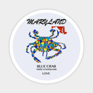 Maryland Blue Crab, Love in Blues Magnet